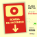 Placa Sinalização, Tema: Bomba de Incêndio  PLC104