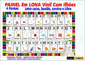 banner pronto tema: Escolar - Faixa/Banner (4 Formas) Lona 280g   Brilho Madeira e cordinha 