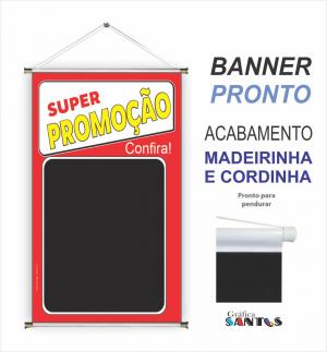 banner pronto tema:  Lista de Preços Lona 280g   Brilho Madeira e cordinha 