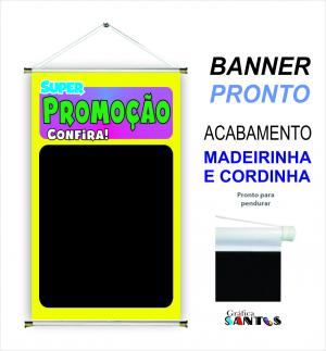 banner pronto tema:  Lista de Preços Lona 280g   Brilho Madeira e cordinha 