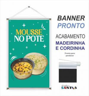 banner pronto tema: Mousse no Pote Lona 280g   Brilho Madeira e cordinha 