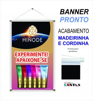 banner pronto tema: Revendedora Hinode Lona 280g   Brilho Madeira e cordinha 